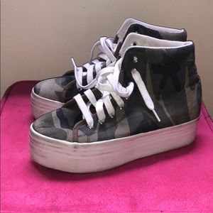 Jeffrey Campbell ‘Homg’ Camo Platform Sneaker